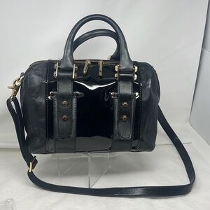 Zac Posen Crossbody Large Satchel Zipper Bag